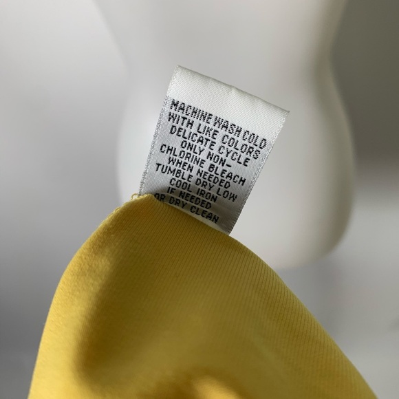 GRACE Zip Front Stretch Jersey Top Mustard - Picture 5 of 7